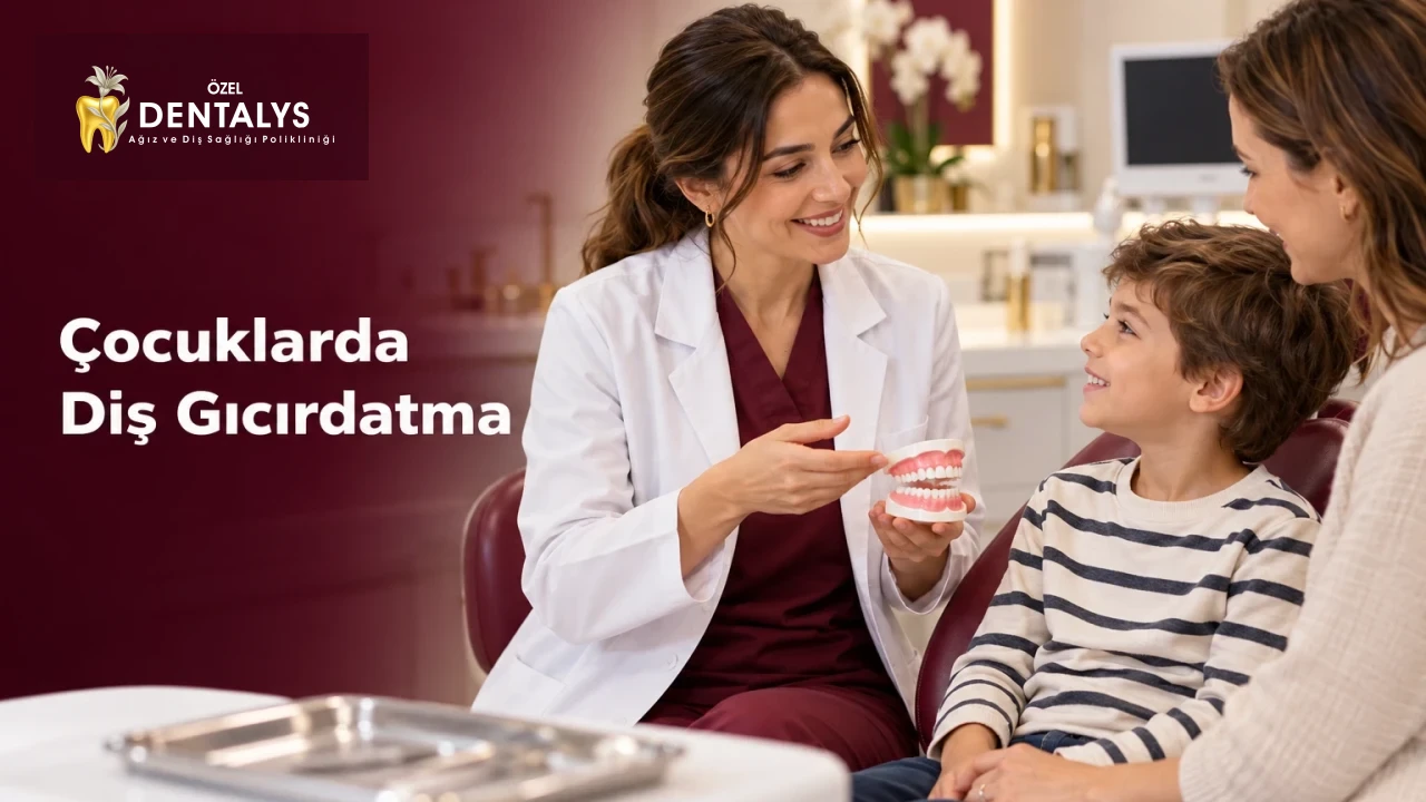 Çocuklarda diş gıcırdatma konusunda ebeveyn ve çocuk diş hekimi görüşmesi