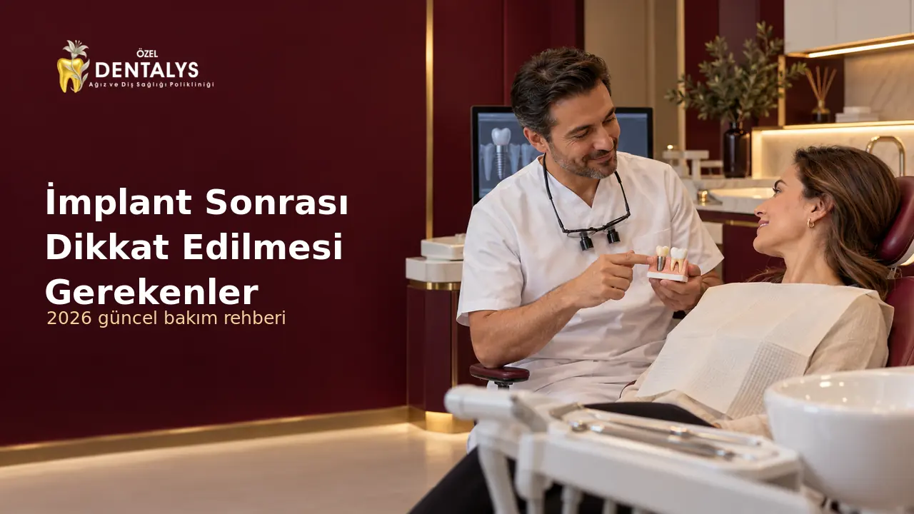 İmplant Sonrası Dikkat Edilmesi Gerekenler